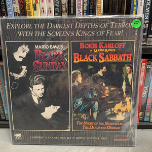 Black Sunday/ Black Sabbath / Mario Bava's Laserdisc