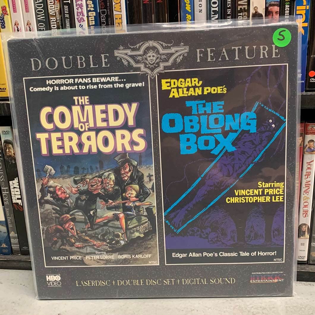 Comedy of Terrors / The Oblong Box Laserdisc