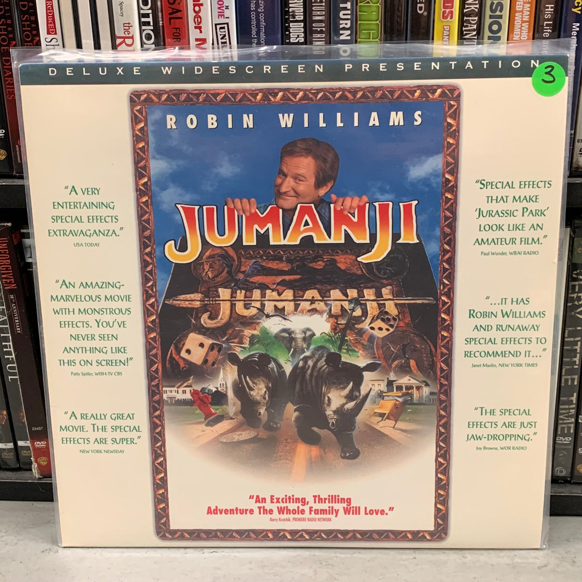 Jumanji Laserdisc – Re-Animated Records