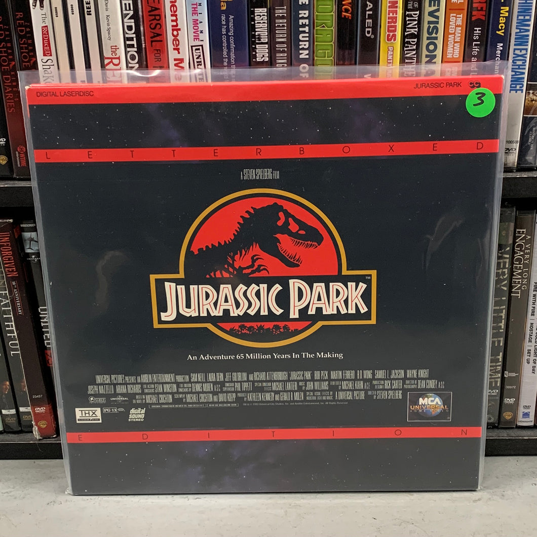 Jurassic Park Laserdisc