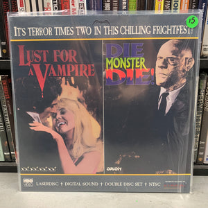 Lust for a Vampire / Die Monster Die Laserdisc