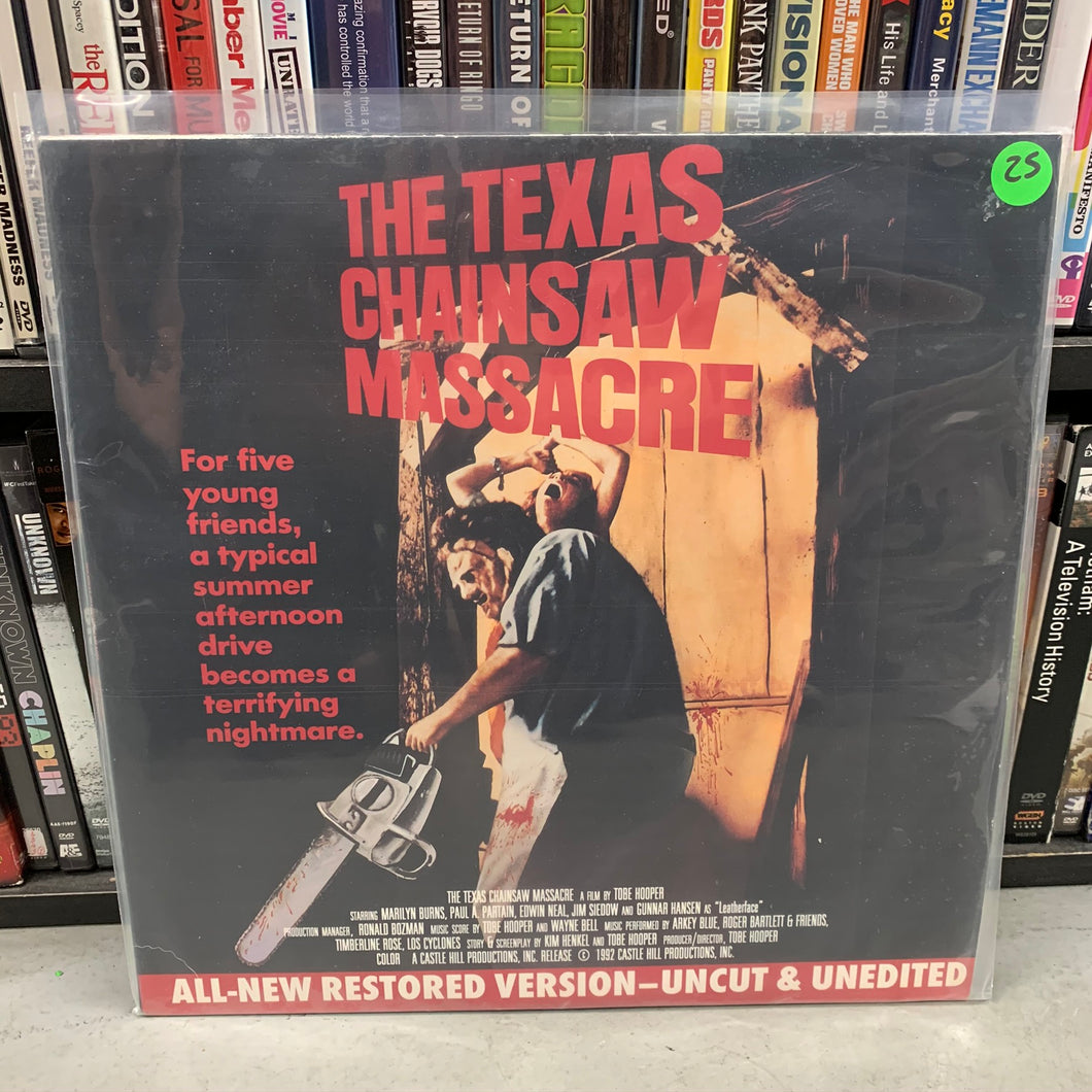 Texas Chainsaw Massacre Laserdisc