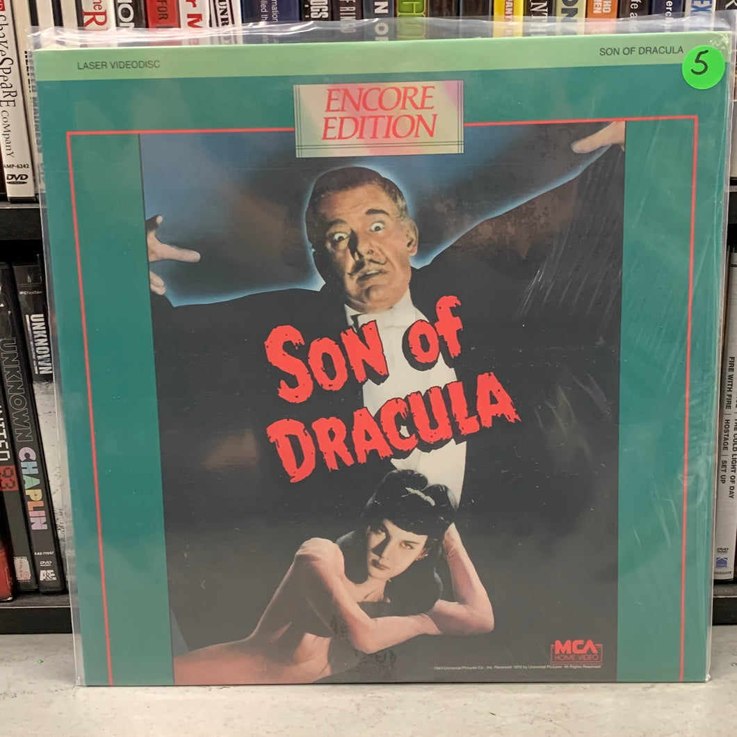Son of Dracula Laserdisc