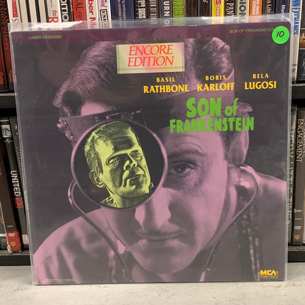 Son of Frankenstein Laserdisc