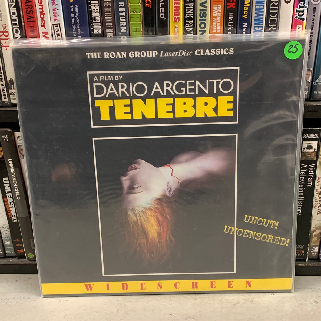 Tenebre / Dario Argento Laserdisc