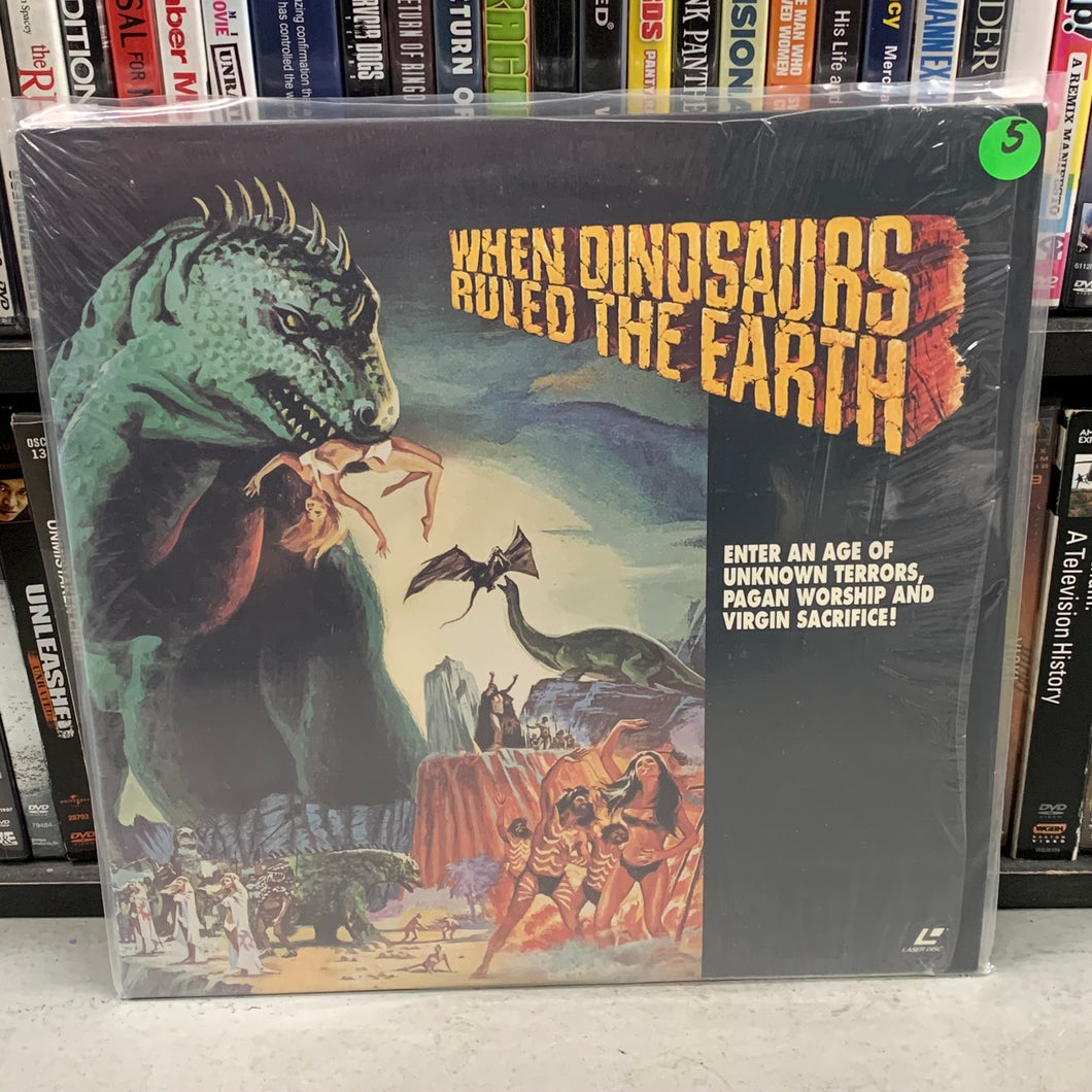 When Dinosaurs Ruled the Earth Laserdisc