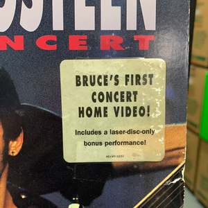 Bruce Springsteen in Concert laserdisc